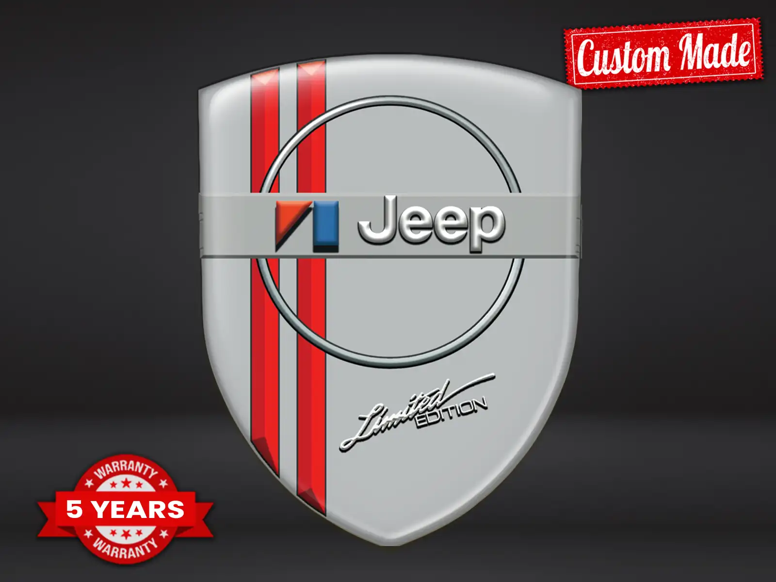 Jeep Self Adhesive Label Pro Max Resilient Elegant Layout